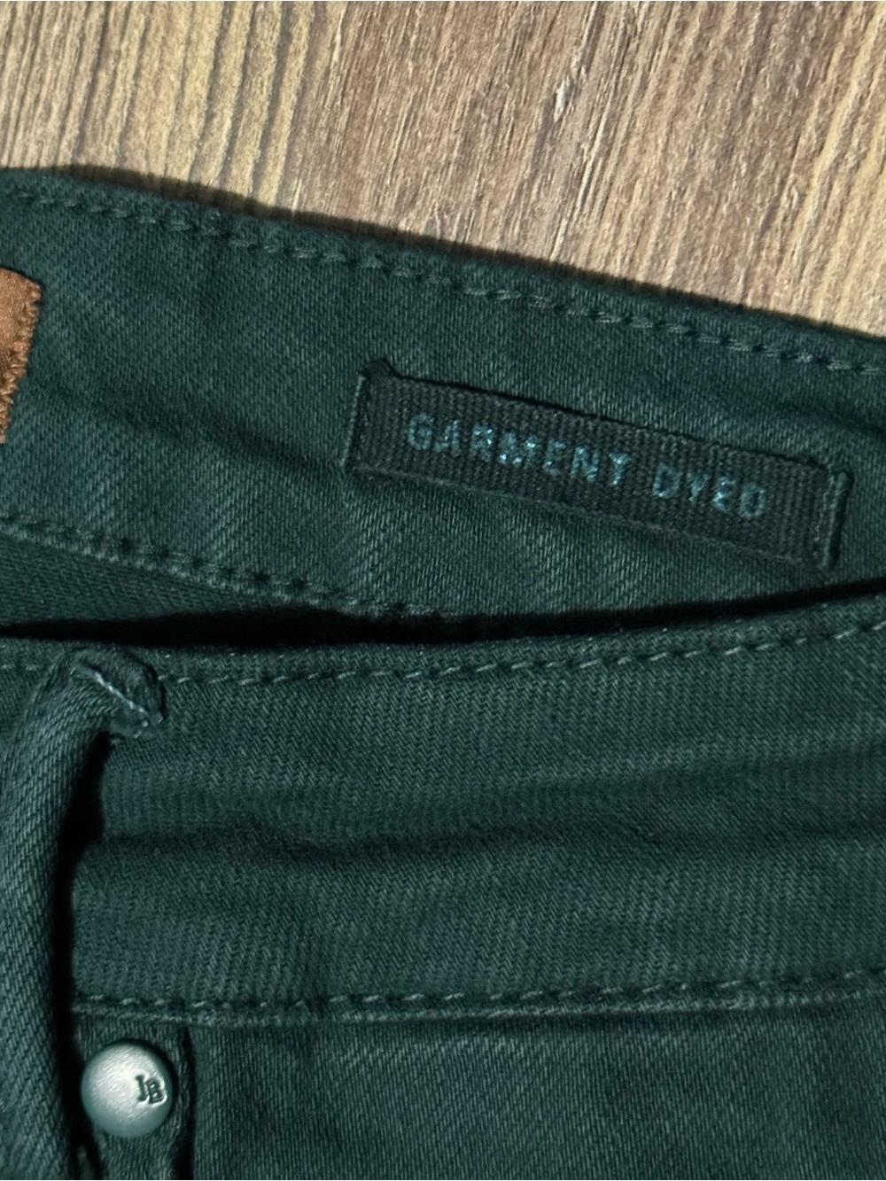Judy Blue Garment Dyed Wide Cropped Jeans Women's 11/30 High Rise in Dark Green - Picture 4 of 7